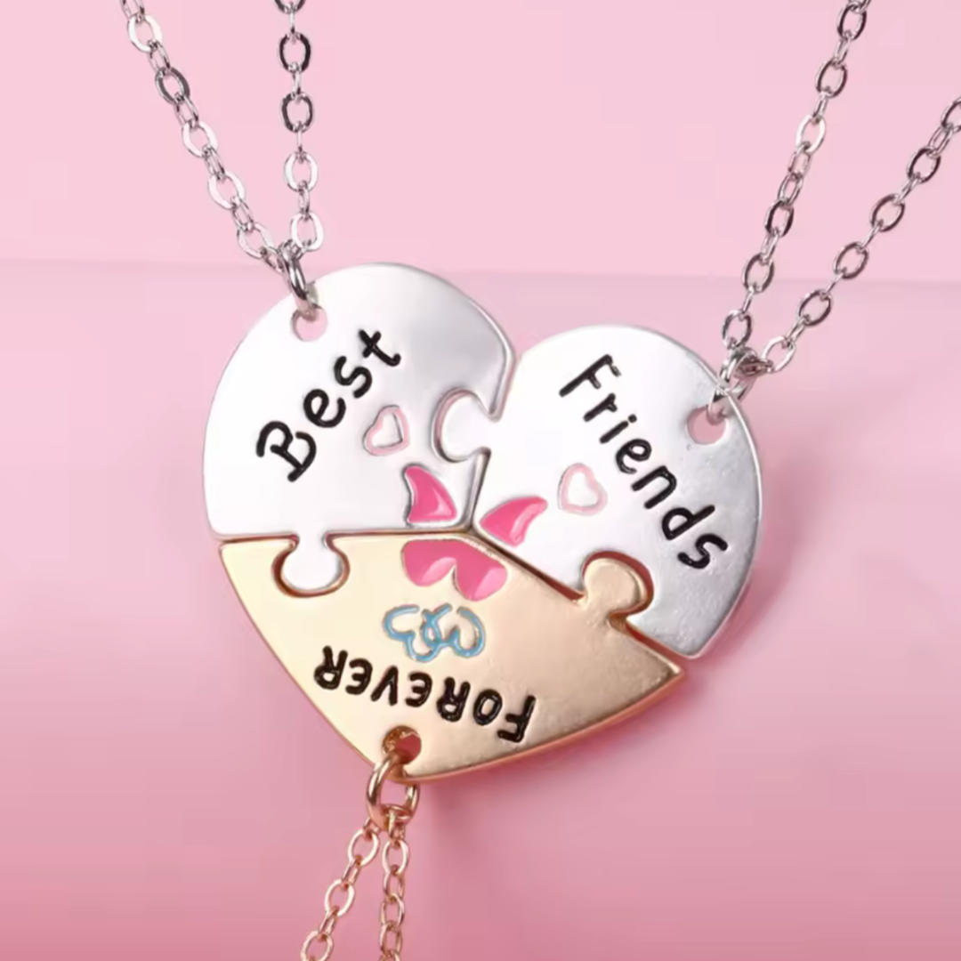 Collar de 3 mejores amigas de las bichitas raras