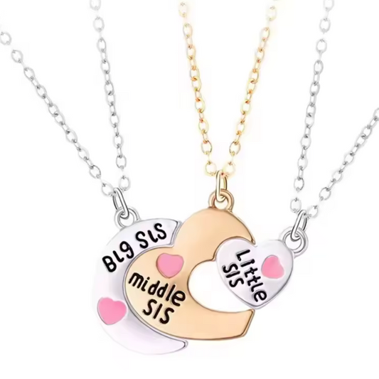 Collares de hermanas y mejores amigas para siempre