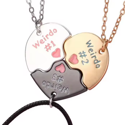 Collar de 3 mejores amigas de las bichitas raras