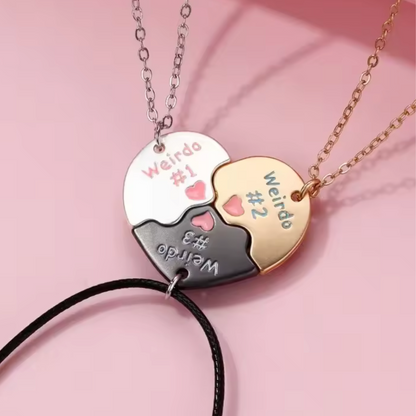 Collar de 3 mejores amigas de las bichitas raras