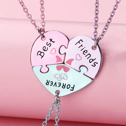 Collar de 3 mejores amigas de las bichitas raras